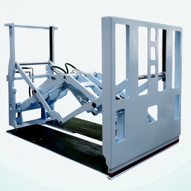 How to operate forklift push pull with slip sheet?